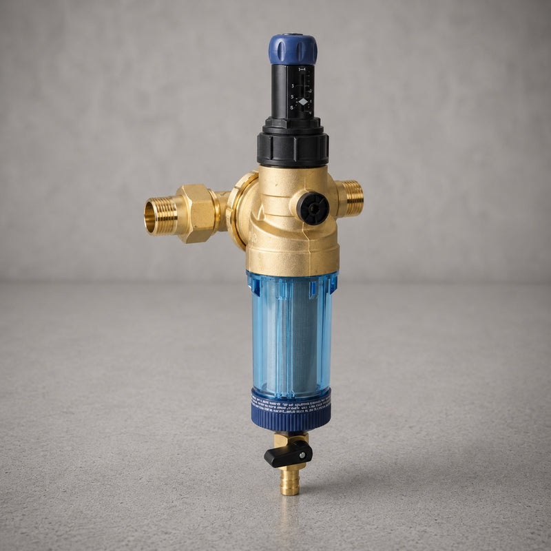 Filtru de apa Ratio Vario-DFR cu reductor de presiune, flansa de racordare rotativa
