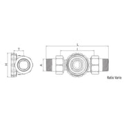 Flansa de conectare Ratio Vario - Depozituldeinstalatii