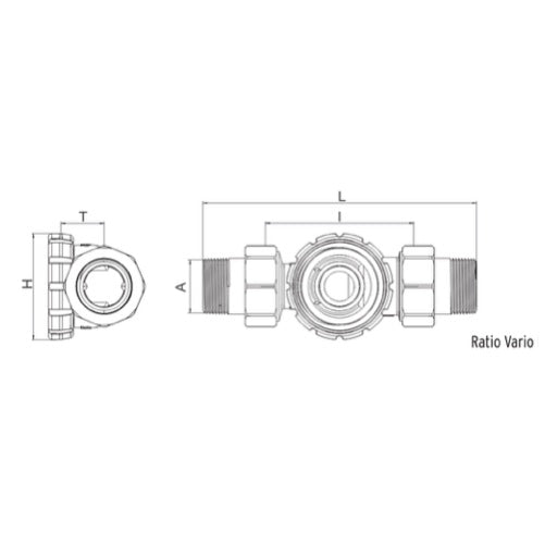 Flansa de conectare Ratio Vario - Depozituldeinstalatii