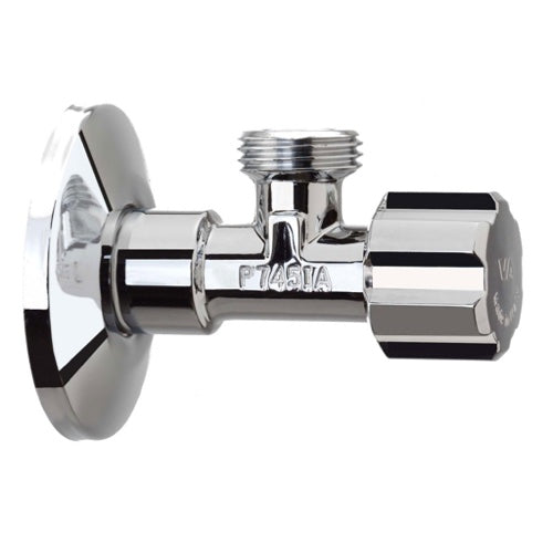 Robinet coltar STE H45, cu ventil, din alama