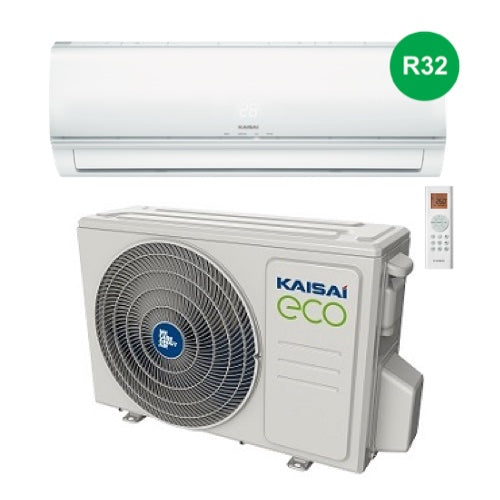 Aer conditionat 12.000BTU Kaisai ECO, Tehnologie Inverter, Wi-Fi Inclus, Functie Incalzire, Clasa A++/A+