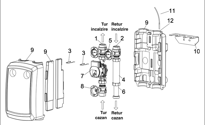 tubra® PGR -grup de pompare direct, fara amestec, DN 25 - Depozituldeinstalatii