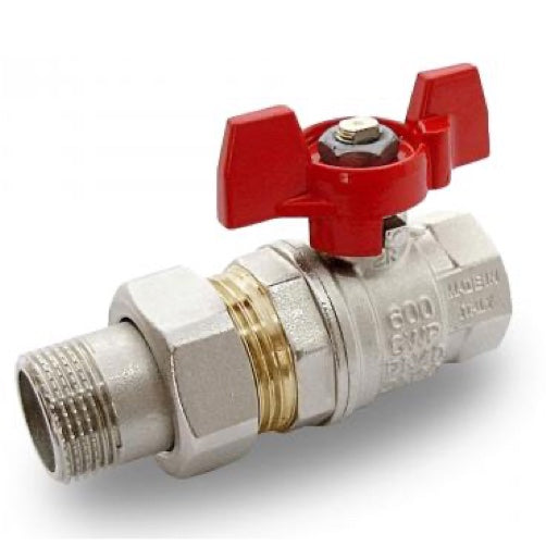 Robinet sferic S.90, din alama, cu olandez - Depozituldeinstalatii